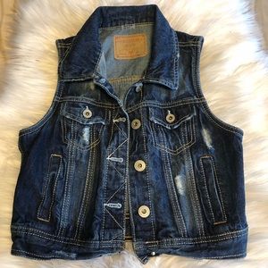 Denim vest